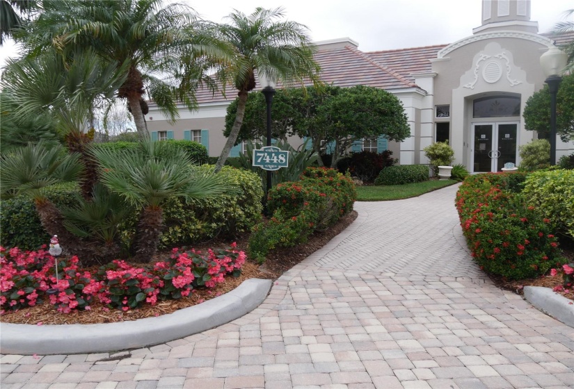 Entrance to the Clubhouse