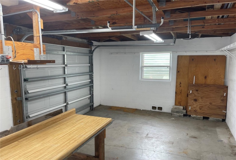 Inside of detached garage/workshop