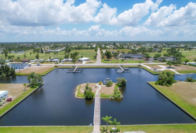 The Marina across from the Hills Golf & Country Club. It's a great place to relax and enjoy the view.