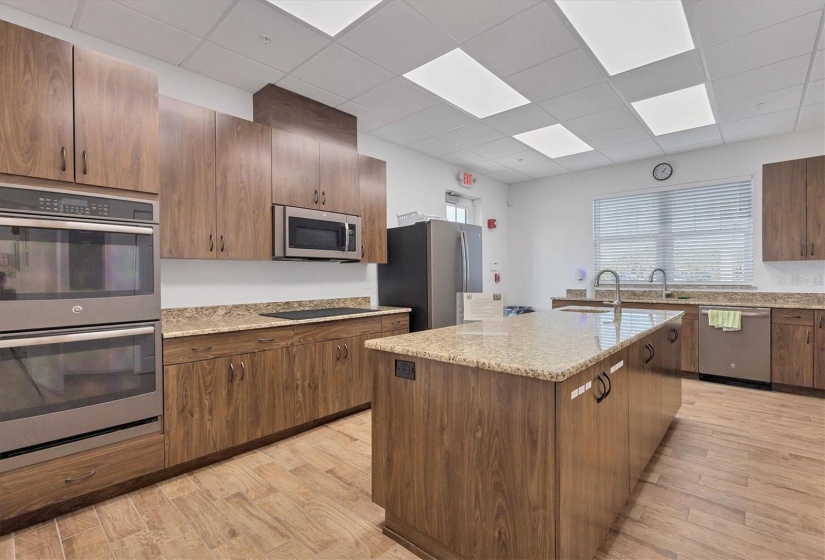 Community Center Kitchen, large community meeting room not shown