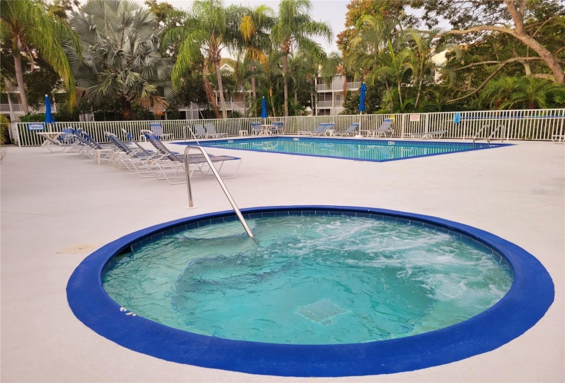 Hot tub.