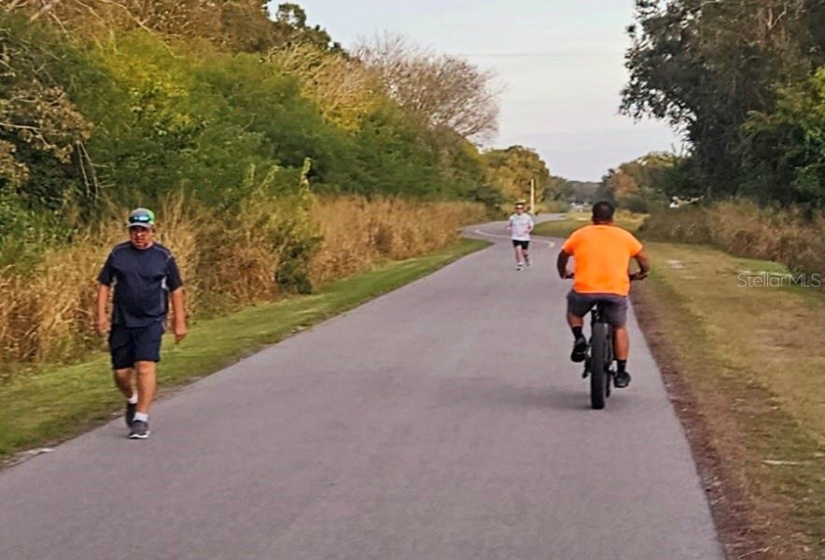 Behind Publix is the start of the 24-mile Legacy Trail to Venice.