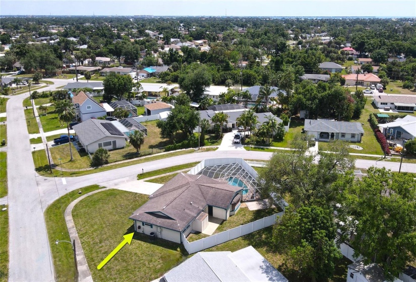 Aerial photo of property