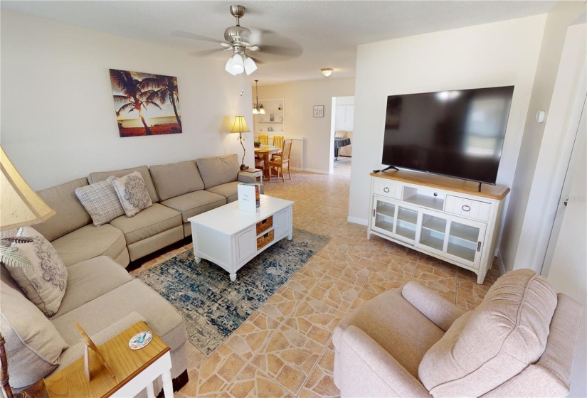 Living room as seen from front door