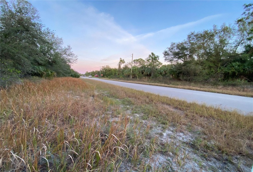 From Lot, looking NE on Whaling rd.