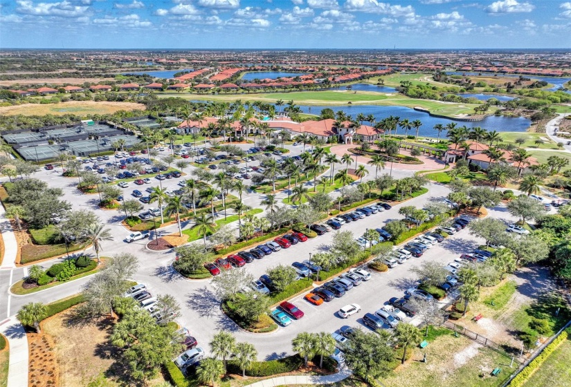 Ample Parking to enjoy golf and swimming or dining