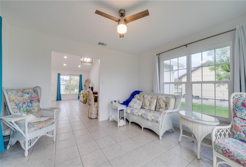 Florida room with lots of natural light