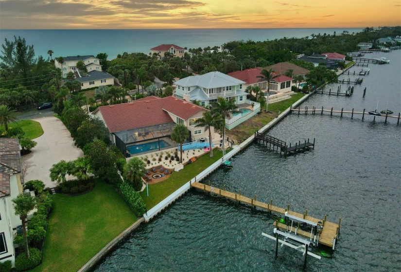 Amazing deep water dockage