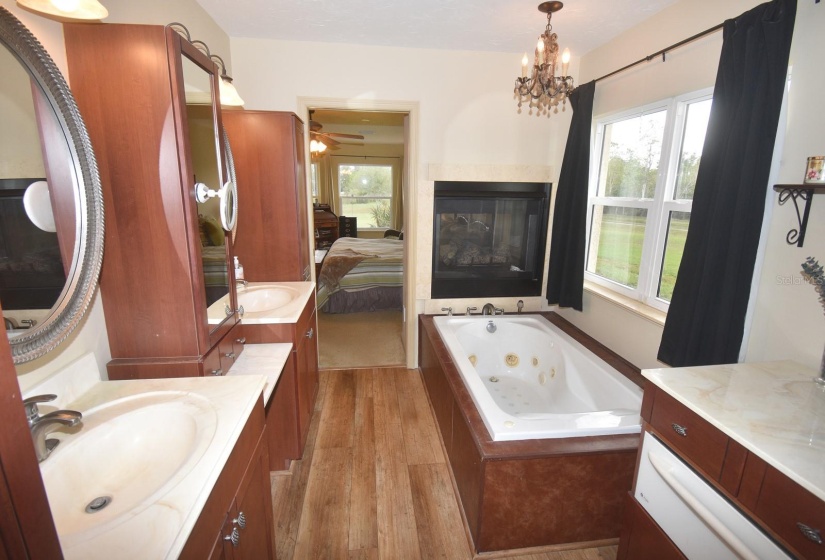 Master bath w/jet tub