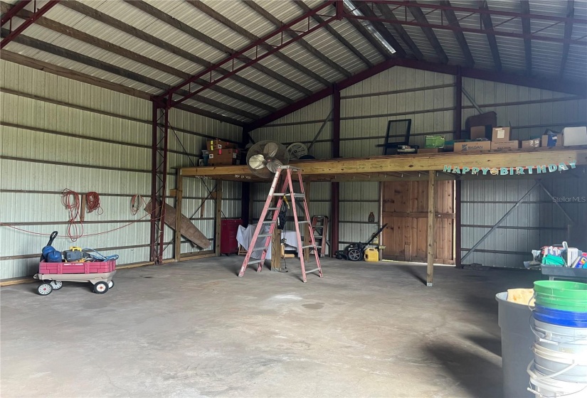 Barn interior