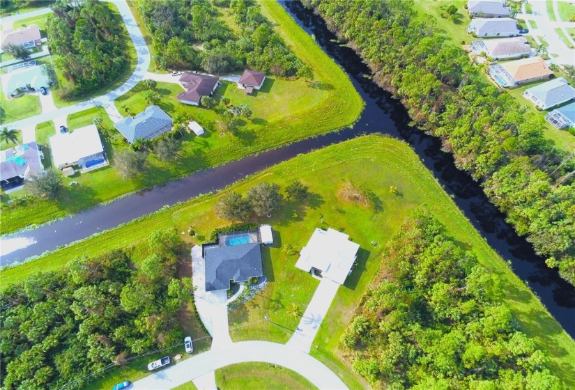 Arial View of Canal