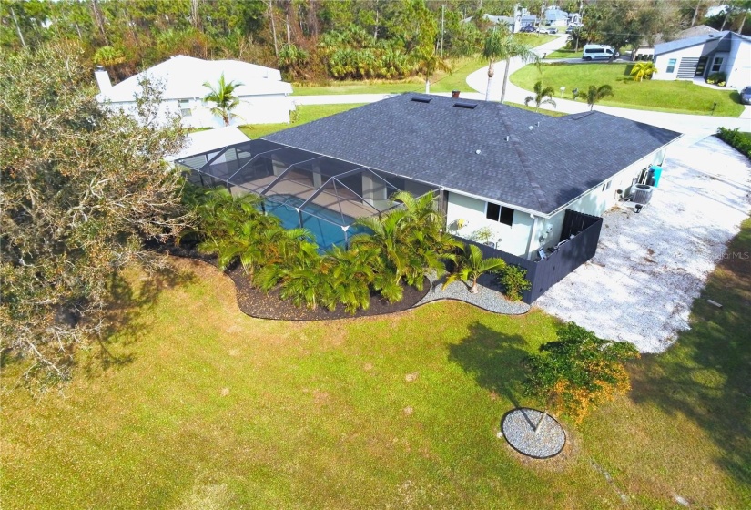 Arial View of Rear of Home