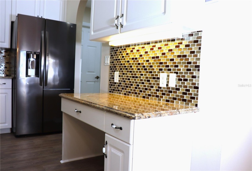 Desk in Kitchen