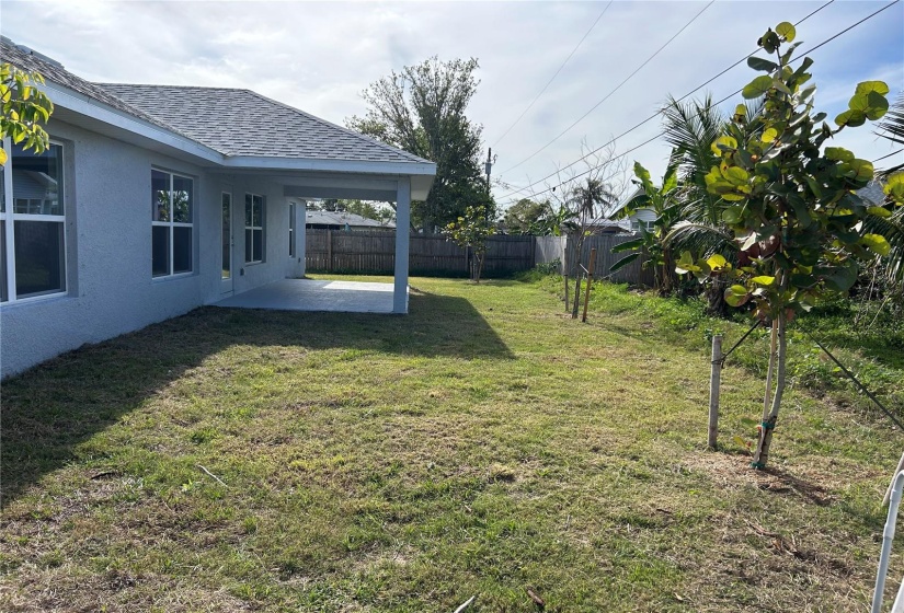 Back of House with Covered Lanai