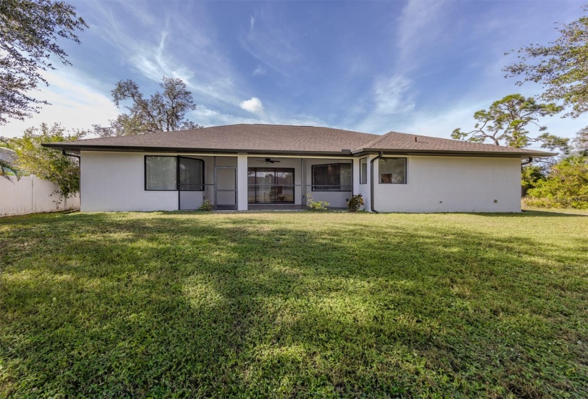 Rear View of Home