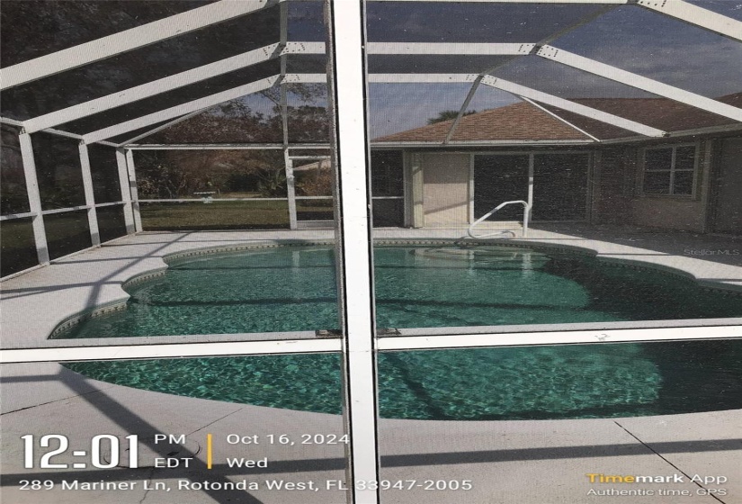 alternate view of pool