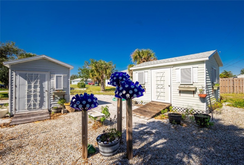 Yard with Sheds