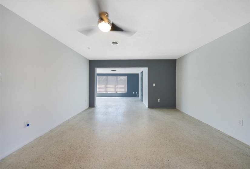 Living Room to Sunroom