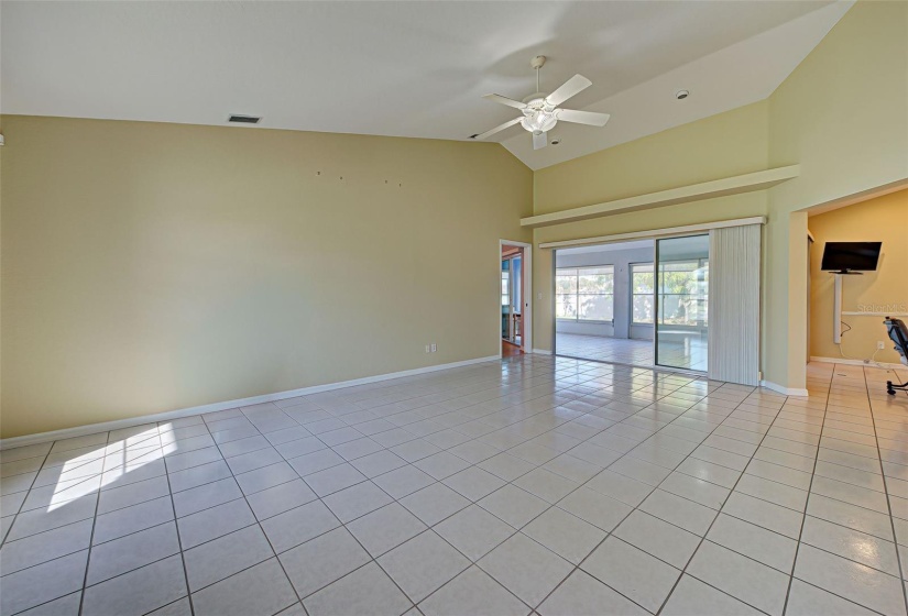 Neutral tile floors