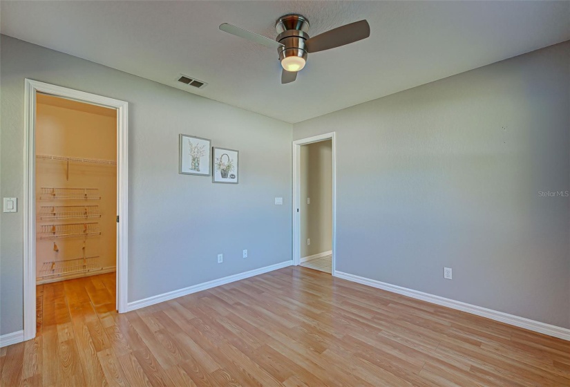 Walk in closet in bedroom 2