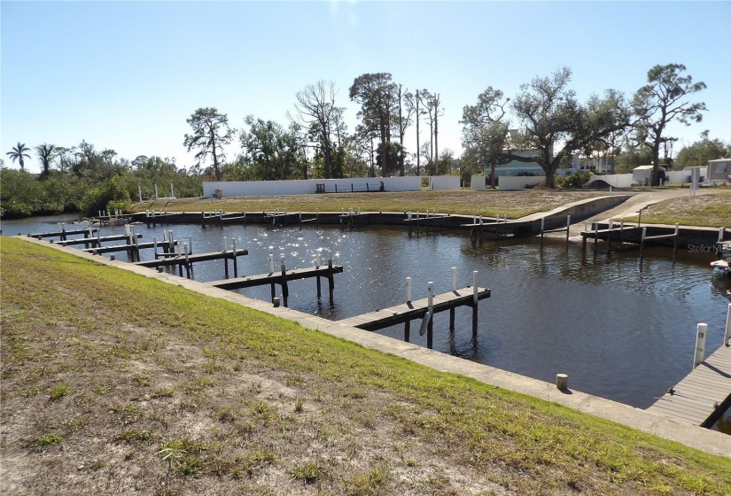 Dock spaces are available on a first come basis and cost is $100 a year.