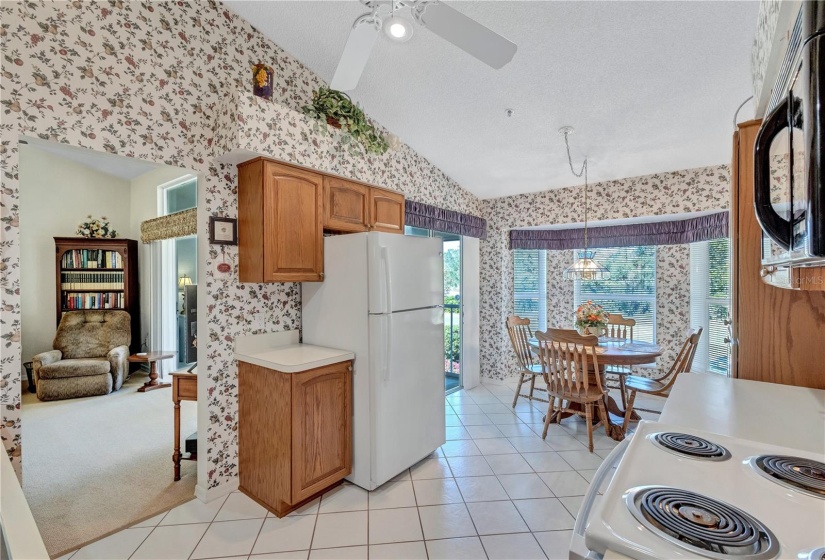 Kitchen and Breakfast Nook overlooks the Fairway!