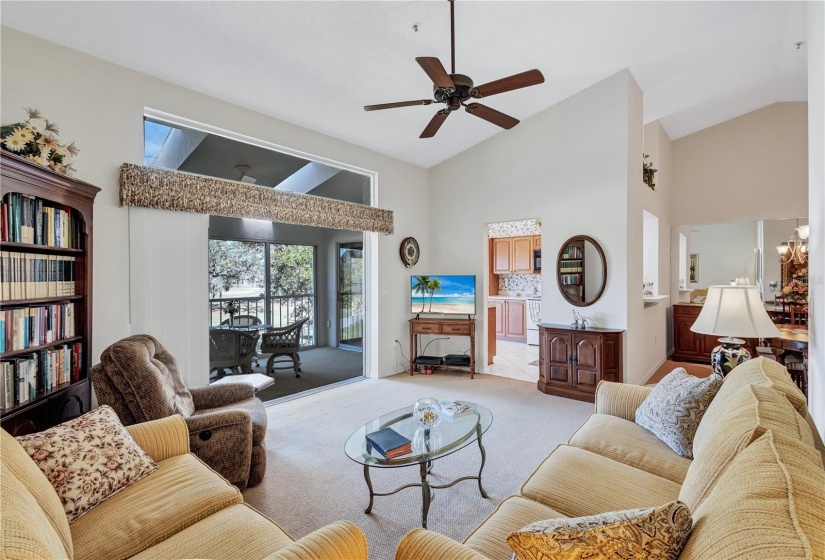 Living Area with Grand View of the Fairway