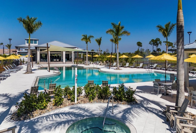 Spa and Pool at Clubhouse