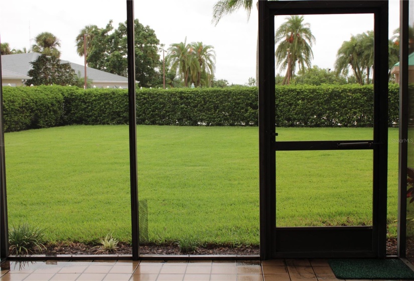 Oversized screened in lanai