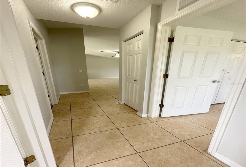 Hallway to bedroom/bathroom