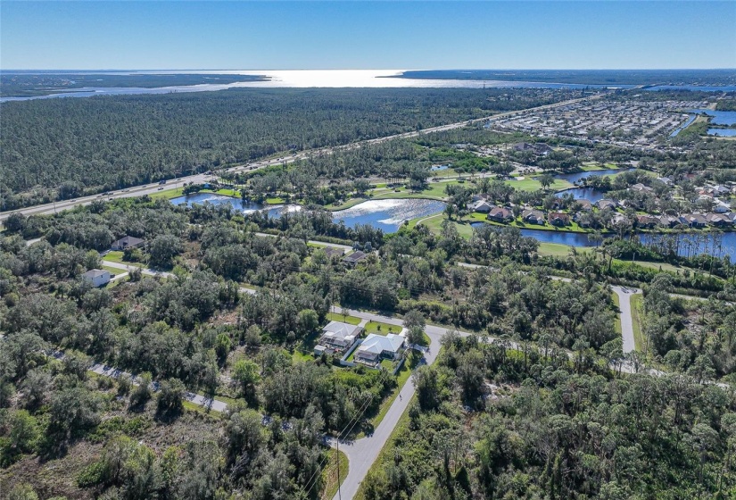 Great views looking towards Charlotte Harbor and Boca Grand Pass area