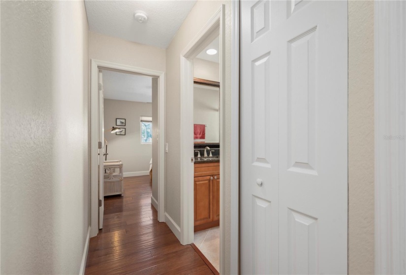 Guest side hallway to bath & 3rd bedroom