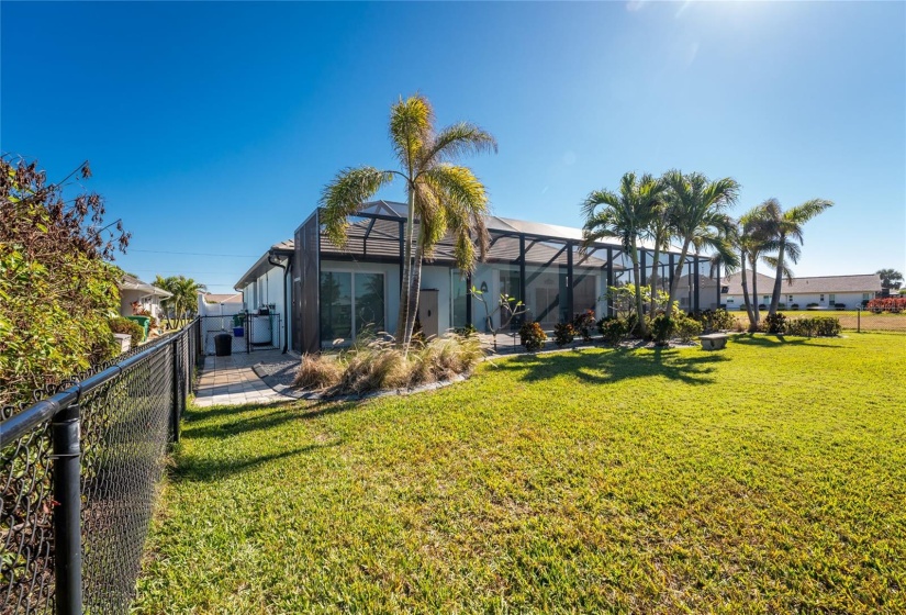 Extra Large Fenced Backyard