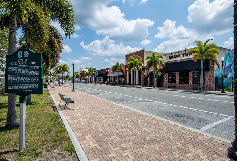 Downtown Punta Gorda is less than 7 minutes away!