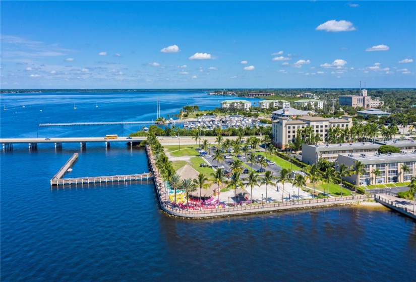 Aerial of PG bridge