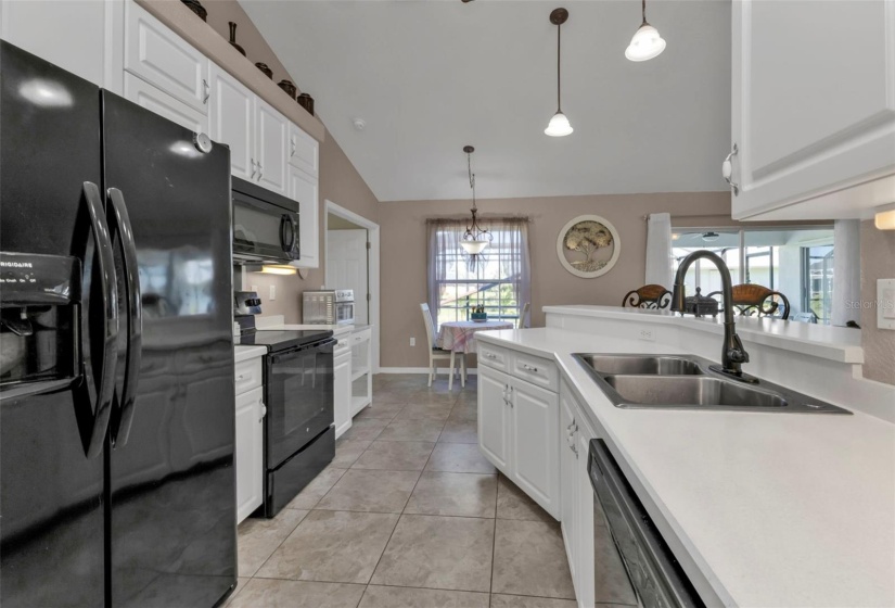 Kitchen with new appliances