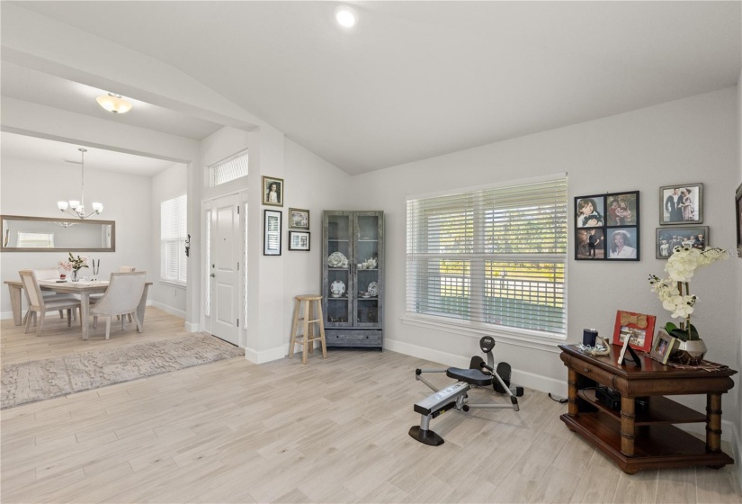 Perfect space for a home office or workout room.