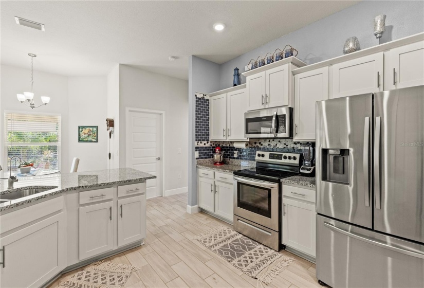 Kitchen also provides an open layout perfect for a home chef