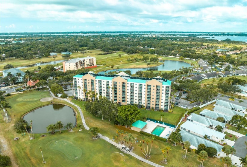 Back view of Terra Ceia Club Condo