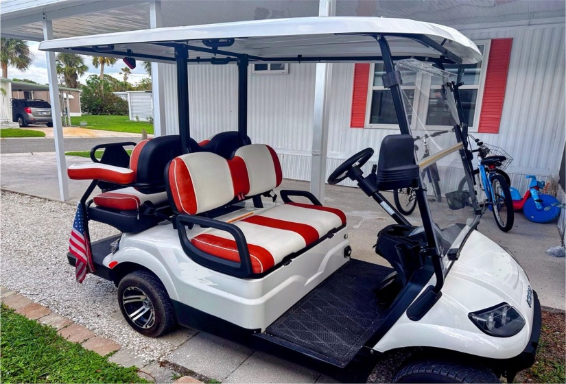 Included Street Legal Golf Cart