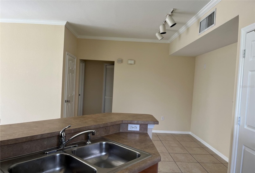 Kitchen and dining area