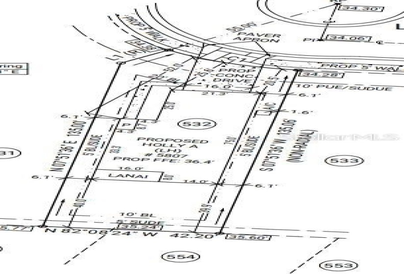 5807 Laurelcrest Glen preliminary plot plan