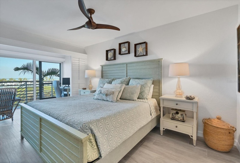 Master Bedroom with Water and Sunrise Views!