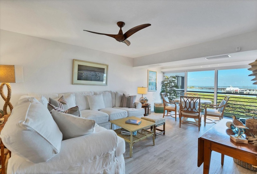 Living Room with Water View!