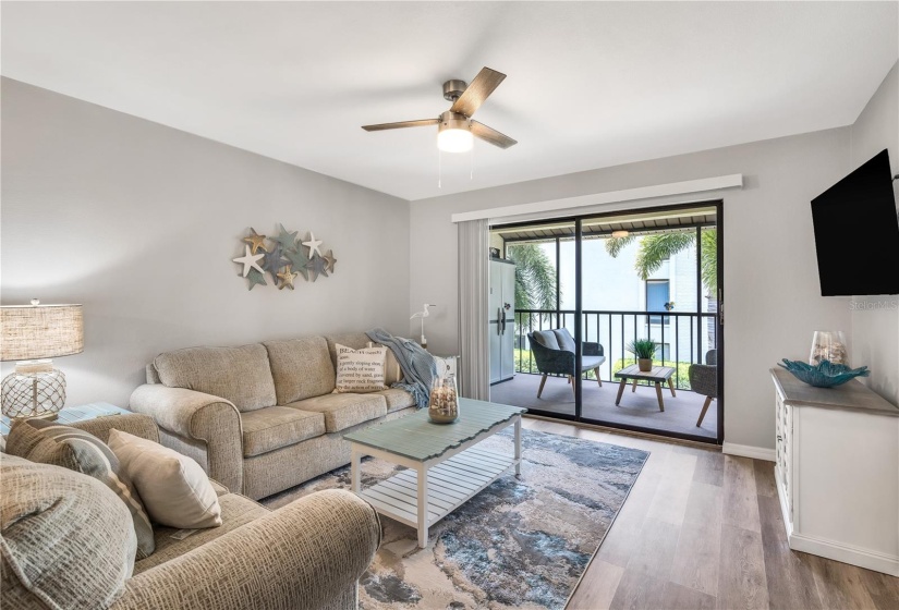 Living room and lanai