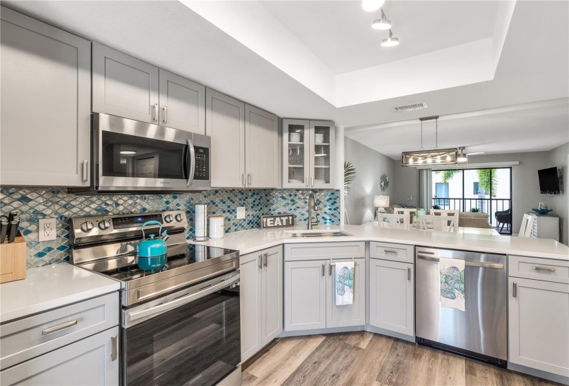 Beautiful Backsplash in Kitchen