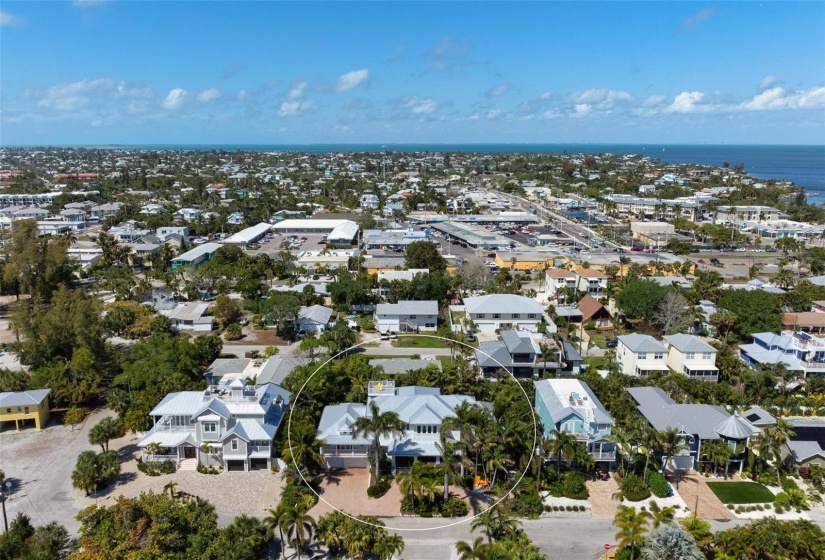 Aerial views north to Tampa Bay