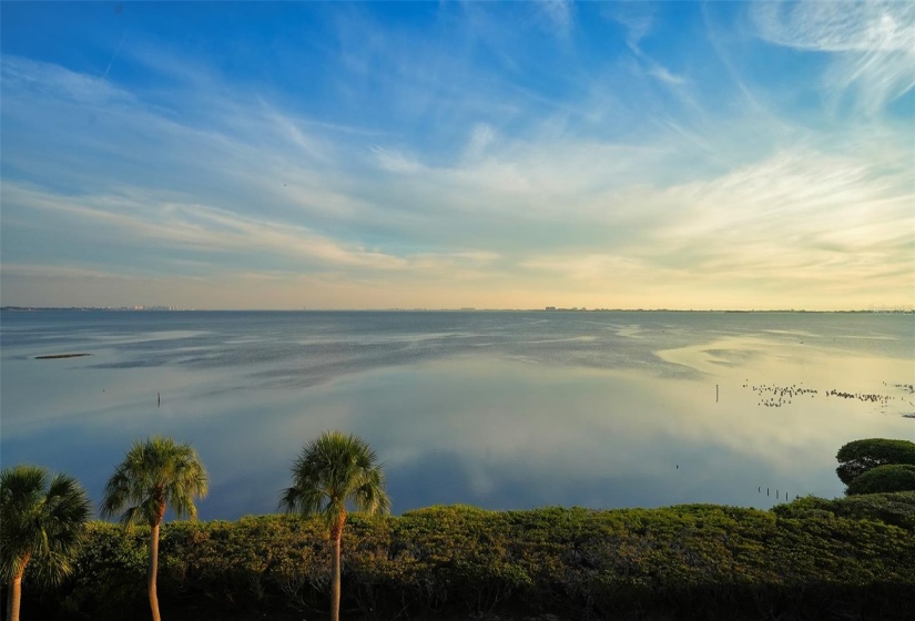 Truly panoramic Sarasota Bay views