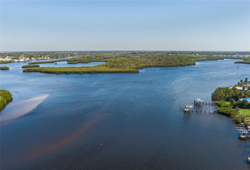 Braden River Looking South - Home on Right