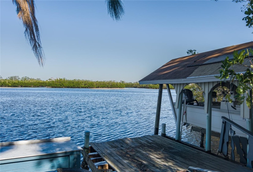 Damaged Dock and Boat House